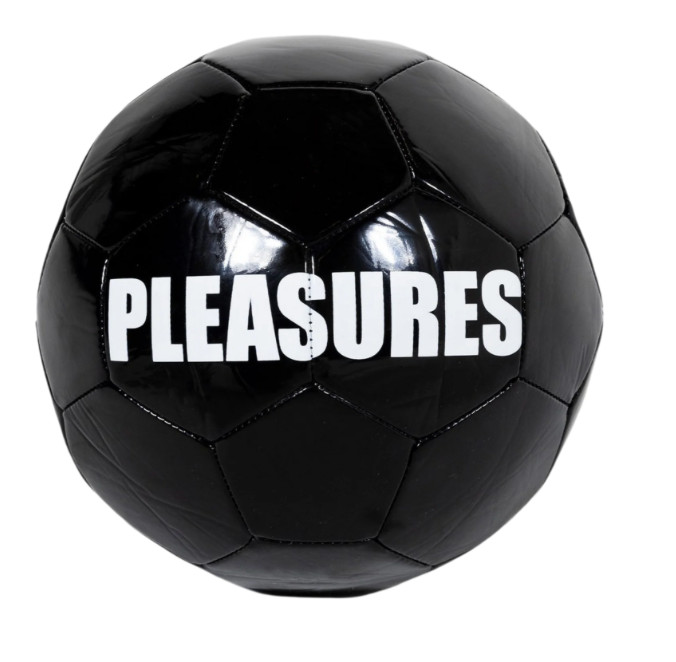 PLEASURES X DAFT PUNK HELMETS SOCCER BALL - BLACK gallery