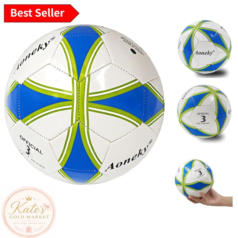 Lightweight 27-Inch Youth Soccer Ball with Pump – Ideal for Practice & Matches