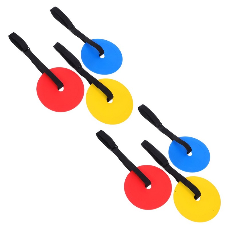 6 Pcs Soccer Training Target Hockey Practice Targets Hanging Disc gallery