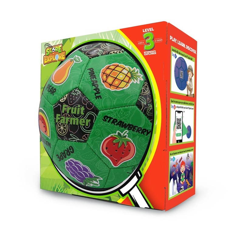 Score N‘ Explore Children’s Learning Development Soccer Ball Fruit Explorer