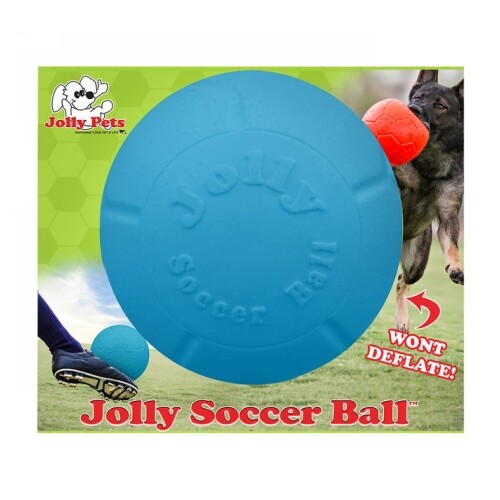 Jolly Soccer Ball Large (8″) Blue 1 Count
