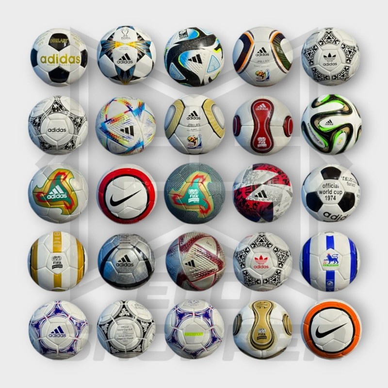 Adidas FIFA World Cup Soccer ball Match Ball Size 5 (1970-2024 Edition) Football