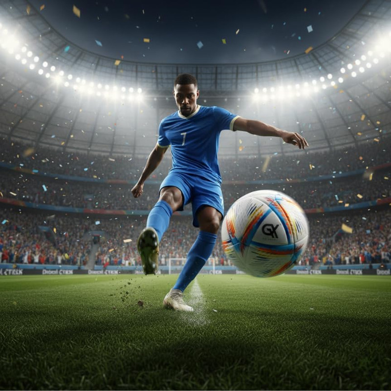 Thermo Bonded Polyurethane Soccer Ball Size 5 – Professional Grade PU Material, gallery