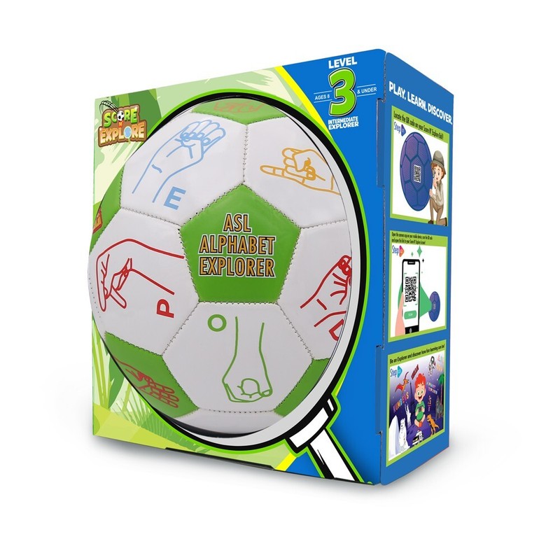 Children’s Learning Development Soccer Ball American Sign Language Explorer 1