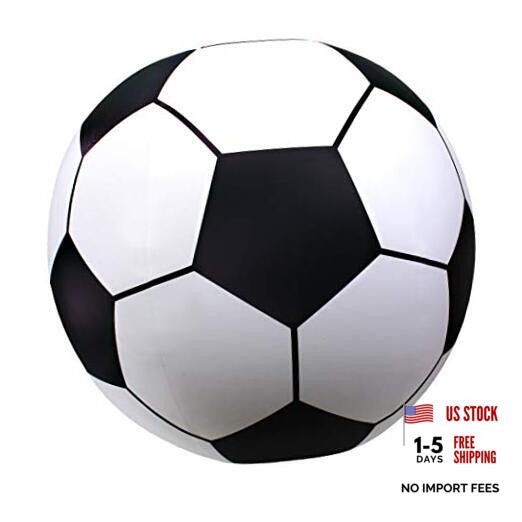 Giant Inflatable Soccer Ball – Made from Premium Raft Grade Vinyl, Black &