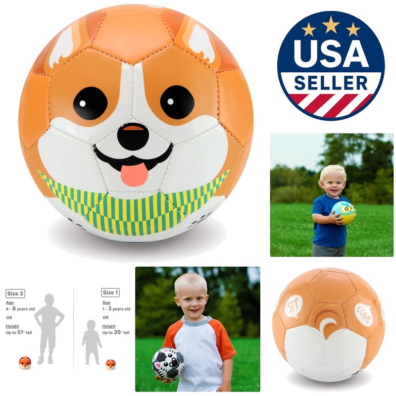 Durable Kids Soccer Ball – Size 1 with Pump & Gift Box | Safe, Fun for Ages 1-3
