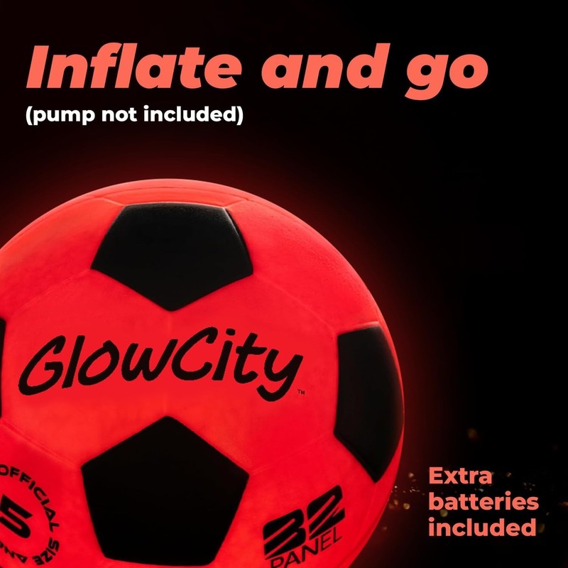 Lighted Soccer Ball - Durable Rubber Construction gallery