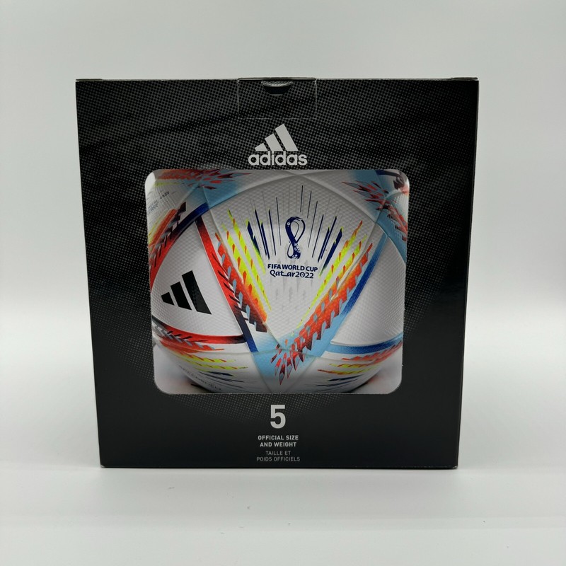Unisex Sz 5 Adidas Rihla LGE FIFA World Cup Qatar 2022 Replica Match Ball H57791 gallery