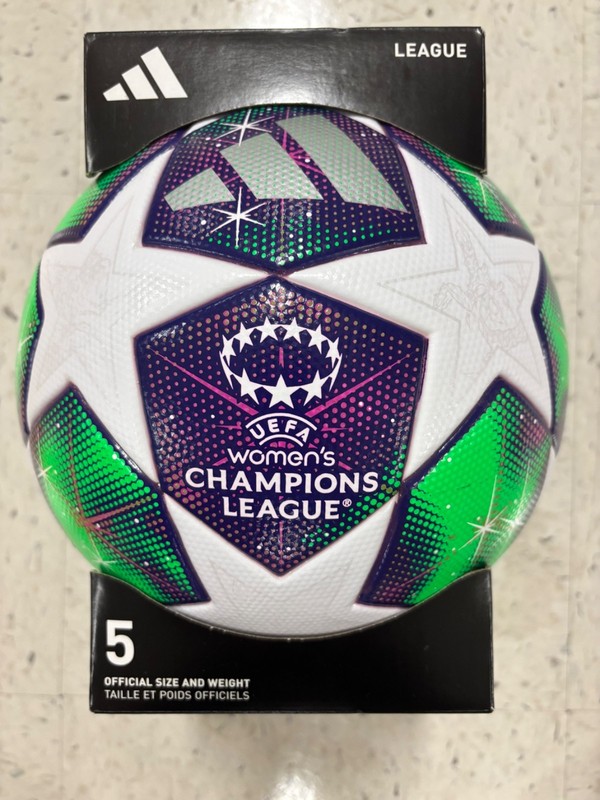 SOCCER BALL-ADIDAS-S.5-UEFA WOMANS CHAMPIONS LEAGUE-LGE-MATCH BALL REPLICA-NEW