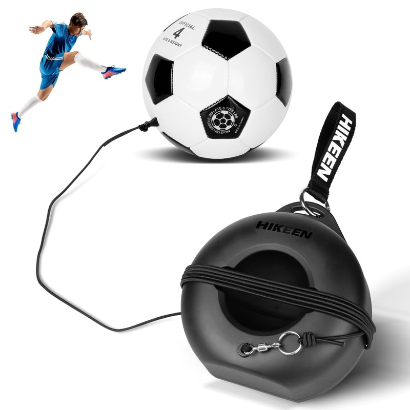Football Training Set with Rebound Ball Portable Soccer Training Accessories for...
