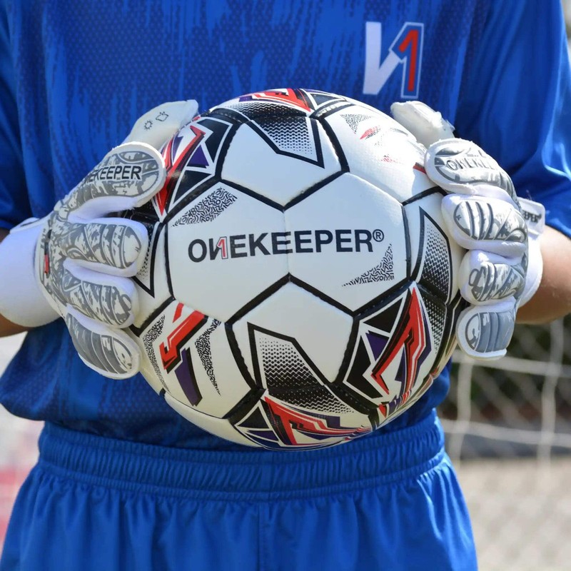 ONEKEEPER Size 5 Hand Stitched Soccer Ball – Premium Training Ball gallery