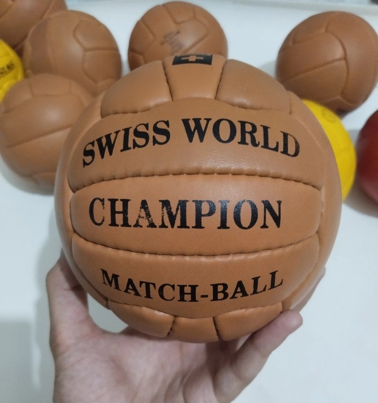 Historical Mini Balls Set 7 Pcs FIFA World Cup 1930 to 1966 100% Leather Size 1 gallery