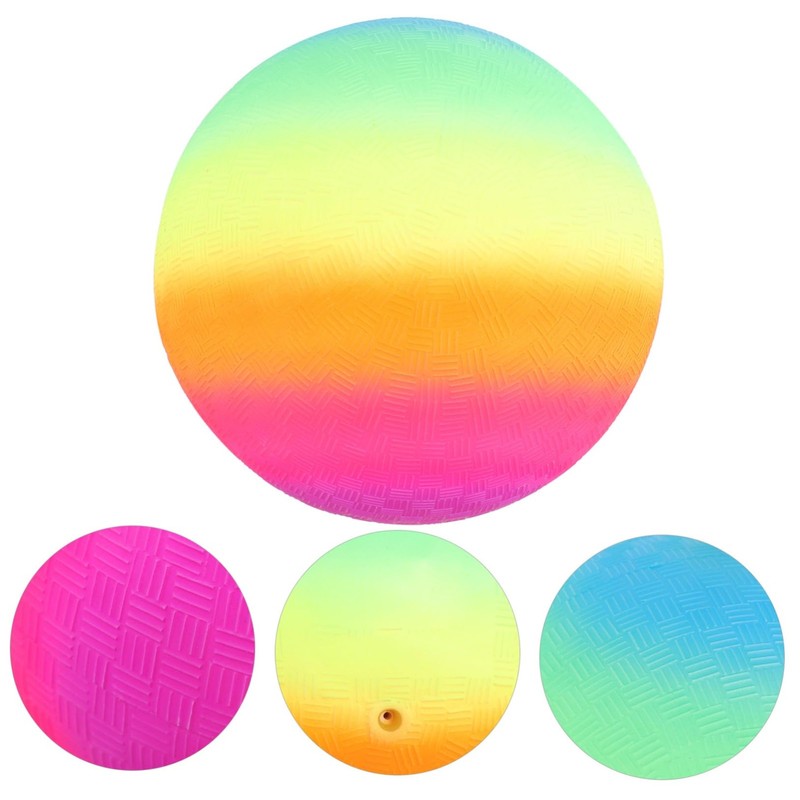 Water Polo Inflatable Ball Rainbow 22cm Inflatable Rainbow Water Ver... gallery