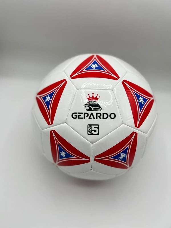 GEPARDO SUPERSONIC hand sewing OFFICIAL MATCH BALL (white and red) size-5 gallery
