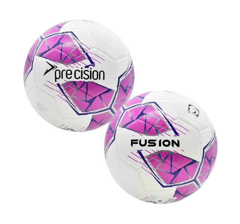 Precision Fusion FIFA Basic Training Ball 5 White/Pink/Purple/Grey 5 White/Pink/