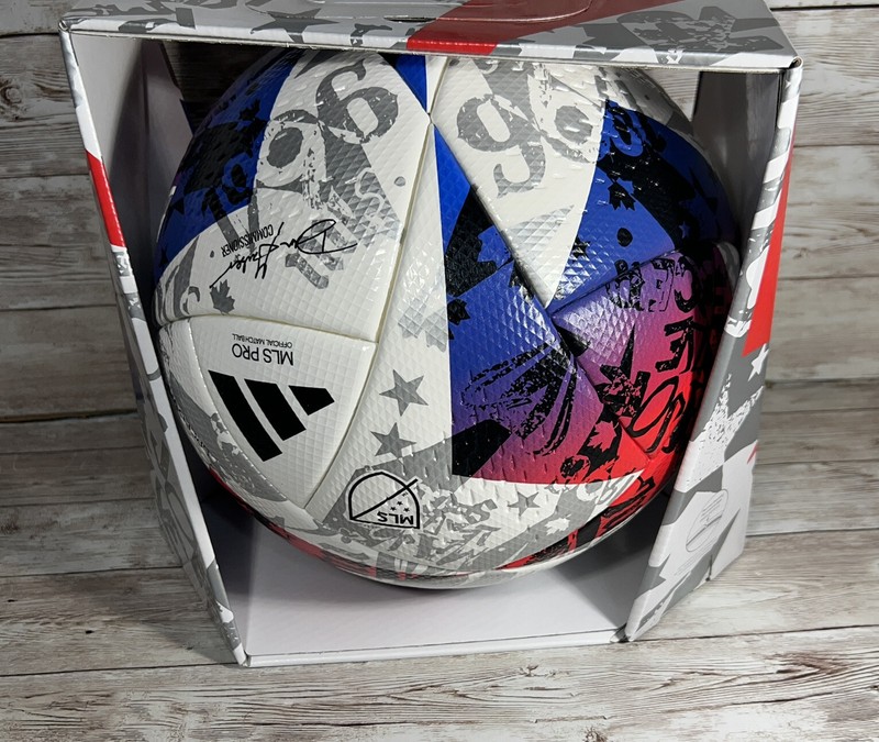 Adidas MLS OFFICIAL Match Ball 2023 White/Red/Blue Soccer HT9026 Size 5 $170