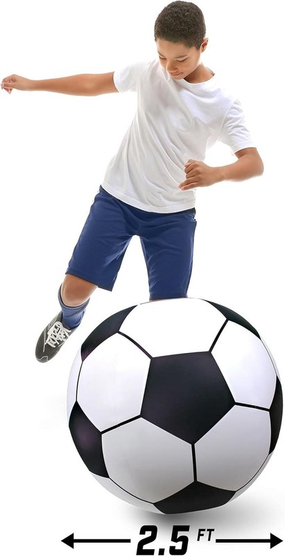 Giant Inflatable Soccer Ball - Vinyl, 2.5 ft gallery
