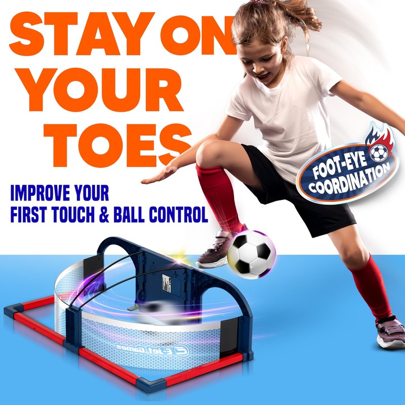 Soccer Arcade - Interactive Trainer Soccer Ball Set | Family Fun Football Party gallery
