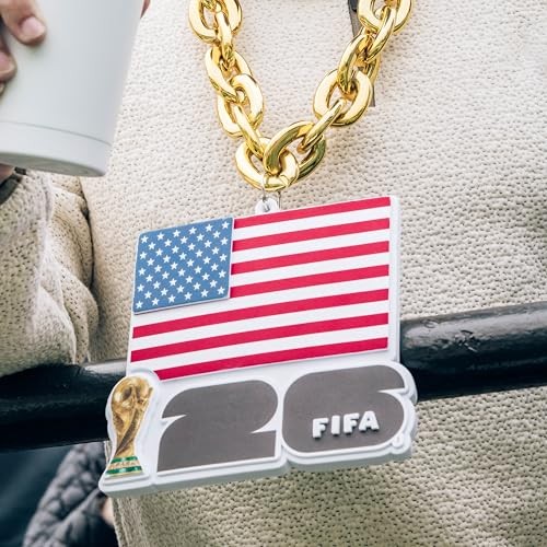 FIFA World Cup Flag 17" Fan Chain – Lightweight & Comfortable – Great USA Flag gallery