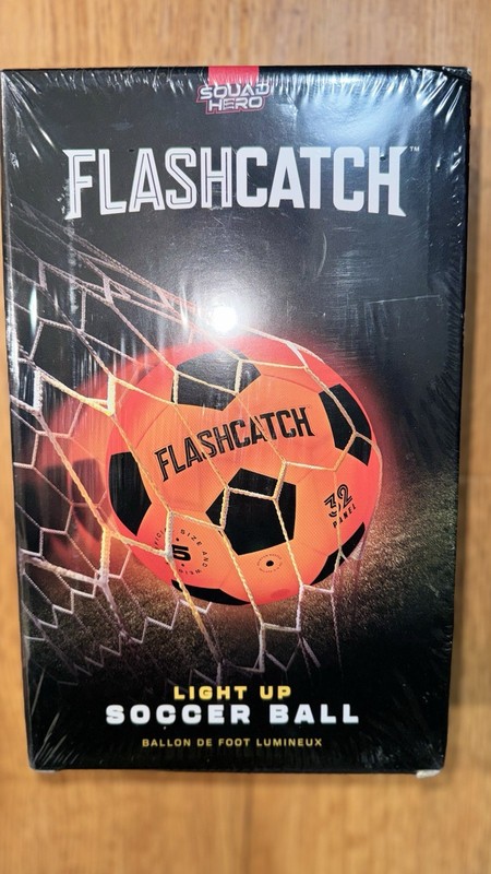 Squad Hero FlashCatch Light Up Soccer Ball Glow In The Dark #5 Official Size NEW gallery