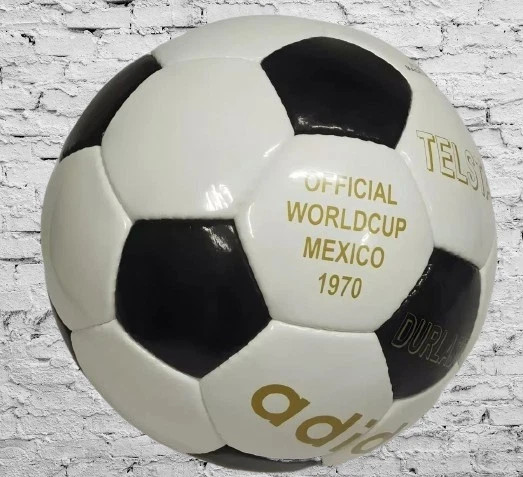 ADIDAS TELSTAR DURLAST 1970 MEXICO FIFA WORLD CUP SOCCER MATCH BALL | Size 5 gallery