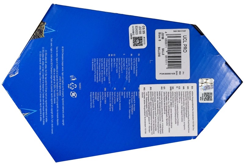 Genuine Adidas UCL PRO PROFESSIONAL Match Ball UEFA Champions League 2025/26 + Box gallery