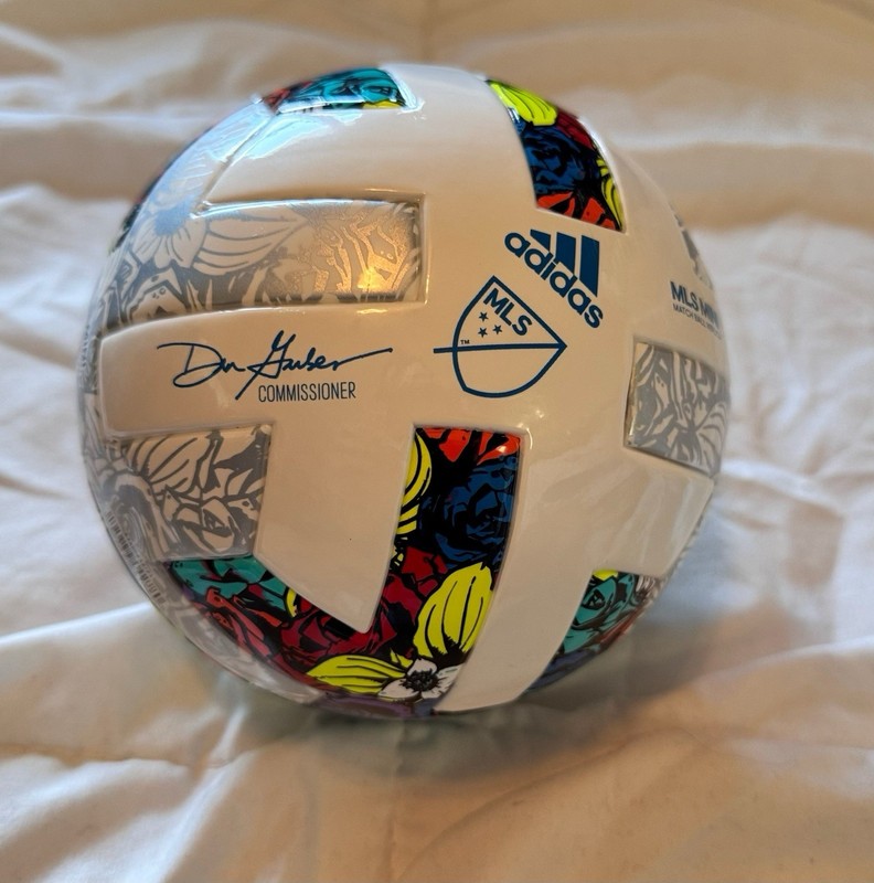 Adidas MLS Mini Match Ball Replica Size 1 Soccer Ball White Multi Color gallery