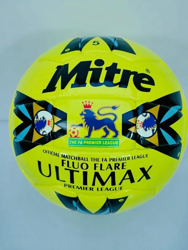 New Mitre FLOU FLARE ULTIMAX Official Match Ball FA PREMIER LEAGUE Free Shipping