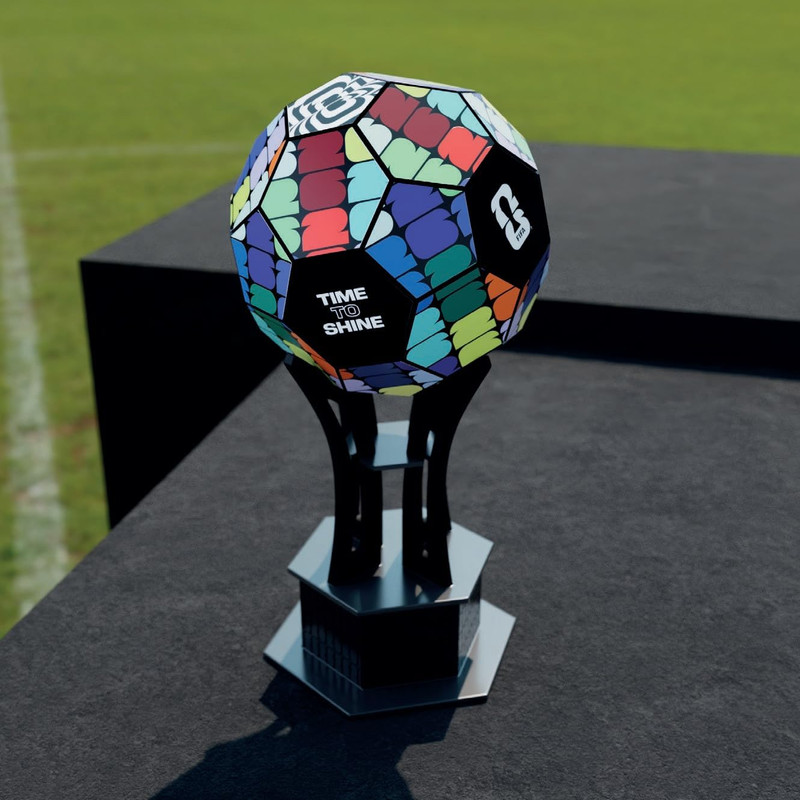 Officially Licensed FIFA World Cup 3D Puzzle Trophy Model, Soccer Ball Building