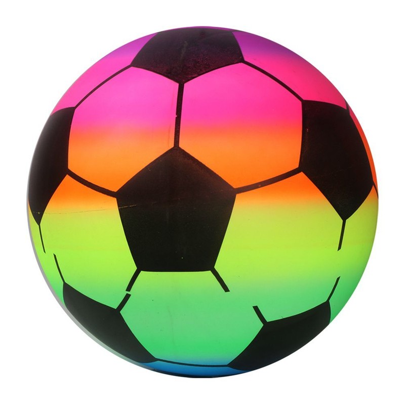 9″ Indoor Outdoor PVC Soft Ball Football Soccer for Kids Beginner Play Exercise