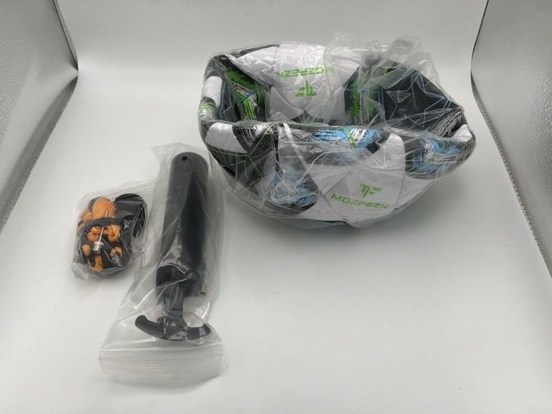 MGZFEZN Soccer Ball Size 5 PU Machine-Stitched with Pump & Net Bag