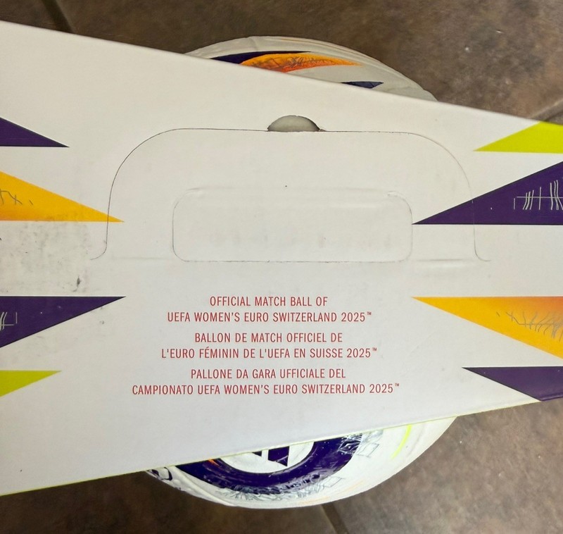 Adidas UEFA Womens Euro 2025 Official Pro Soccer Ball Size 5 NEW gallery