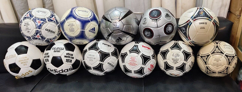 Euro Balls Collection – Official Match Ball – UEFA Euro Cup 11 Balls – Size 5