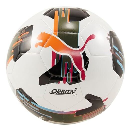 Puma Orbita 6 Machine Stitch Soccer Ball 5 PUMA White-multicolor AW24