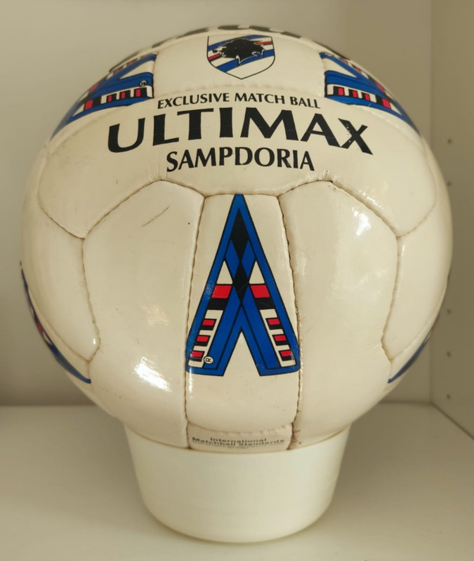MITRE EXCLUSIVE MATCH BALL ULTIMAX SAMPDORIA SERIES A SIZE 5 FIFA APPROVED gallery