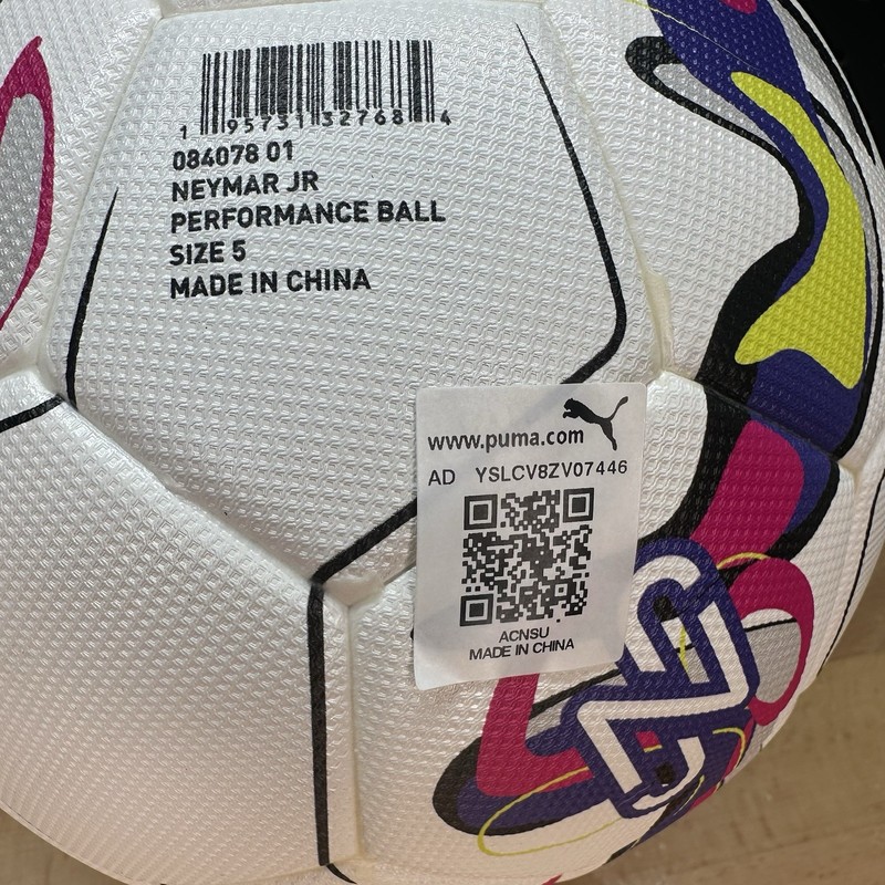 Puma Neymar JR Performance Ball Soccer Dark Night Orchid Shadow Size 5 gallery
