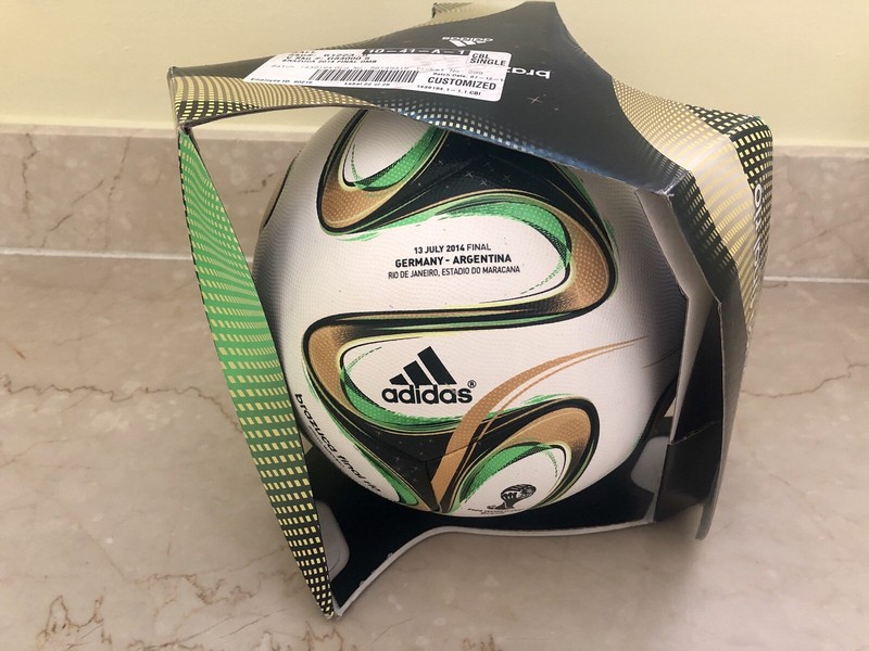 NIB！2014 FIFA Brasil World Cup FINAL ADIDAS Brazuca official Match ball Messi