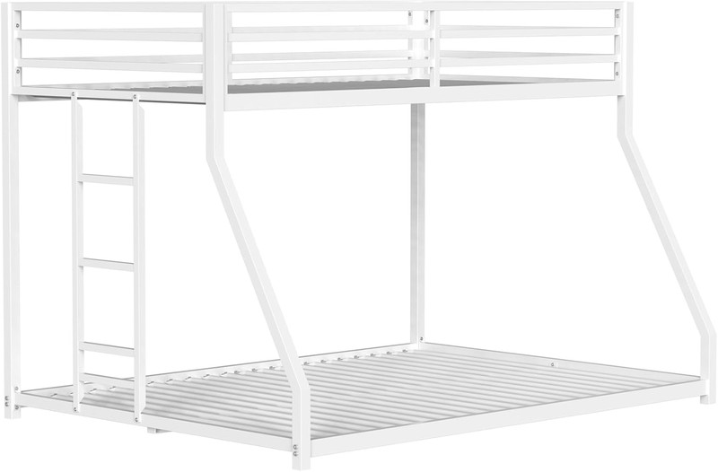 Sturdy Full Metal Bunk Bed - Low Profile, 500lb Capacity, No Box Spring Needed gallery