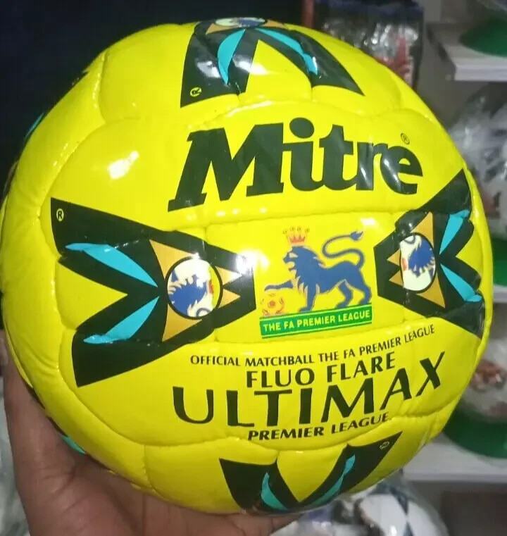 Mitre Ultimax 1995 FA Premier League Official Match Ball Sz 5″