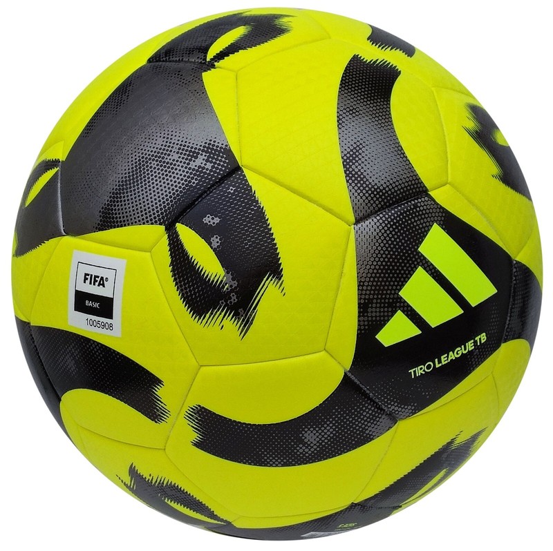 Adidas Tiro League Seamless Training Ball Soccer Bundesliga Ball Black Yellow