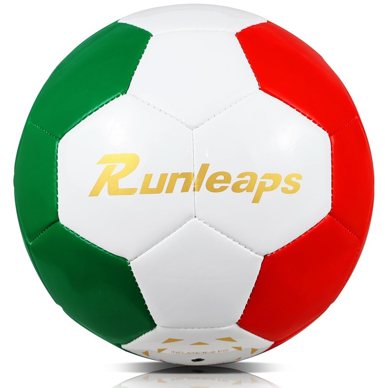 Futsal Ball,Size 4 Futsal Soccer Ball for Indoor Training,Playing,Games(Red,W…