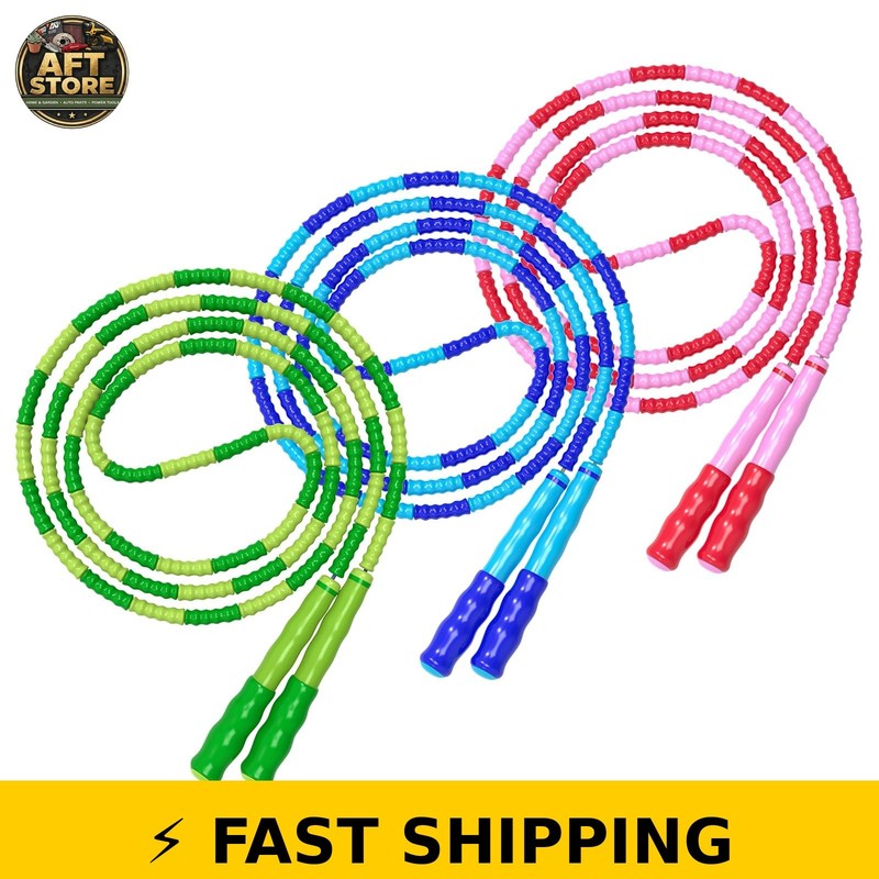 Leeboom Adjustable Tangle-Free Jump Rope for Kids and Adults