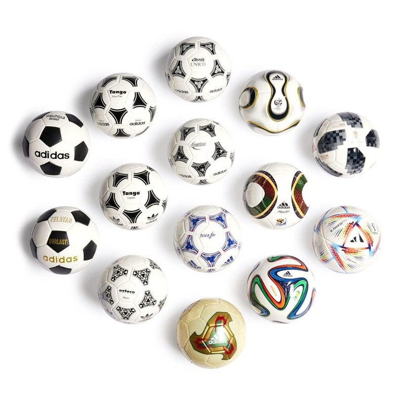 Adidas World Cup Mini Soccer Ball Set 1970-2022 New