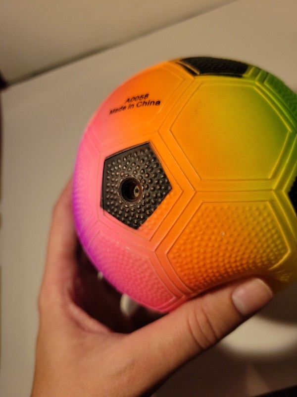 Rubber Inflateable Rainbow Soccer Ball gallery
