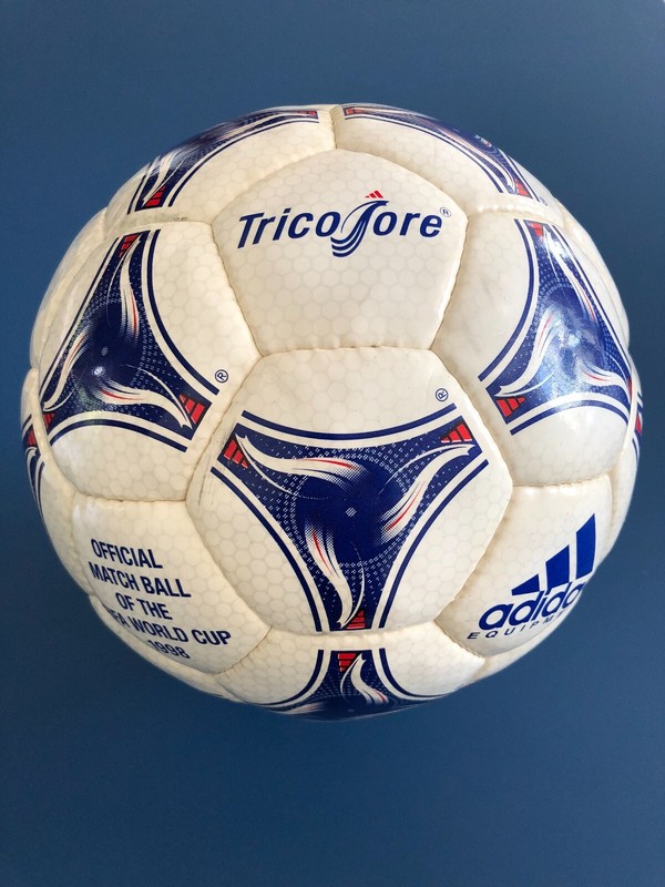 ADIDAS TRICOLORE – OFFICIAL MATCH BALL – OF THE FIFA WORLD CUP 1998 IN FRANCE..