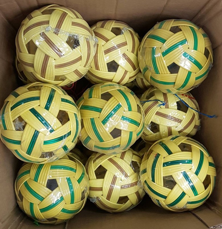 Pro Brown Sepak Takraw Ball – Training & Competition, Ready to Play gallery