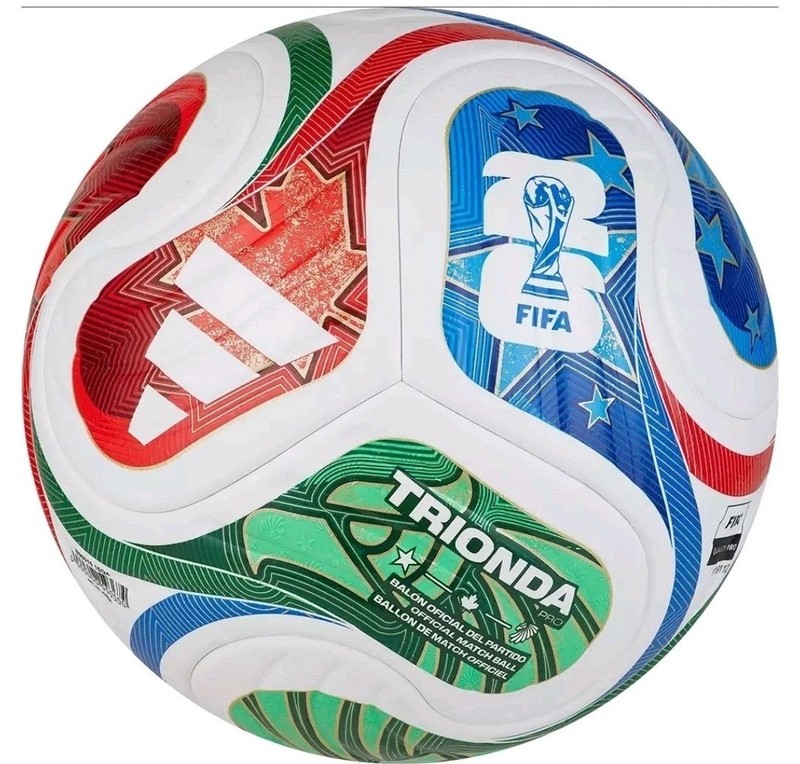 Adidas FIFA WorldCup 26 TRIONDA Match Ball Size 5 With Box (Single,Lot of 2,3,6)