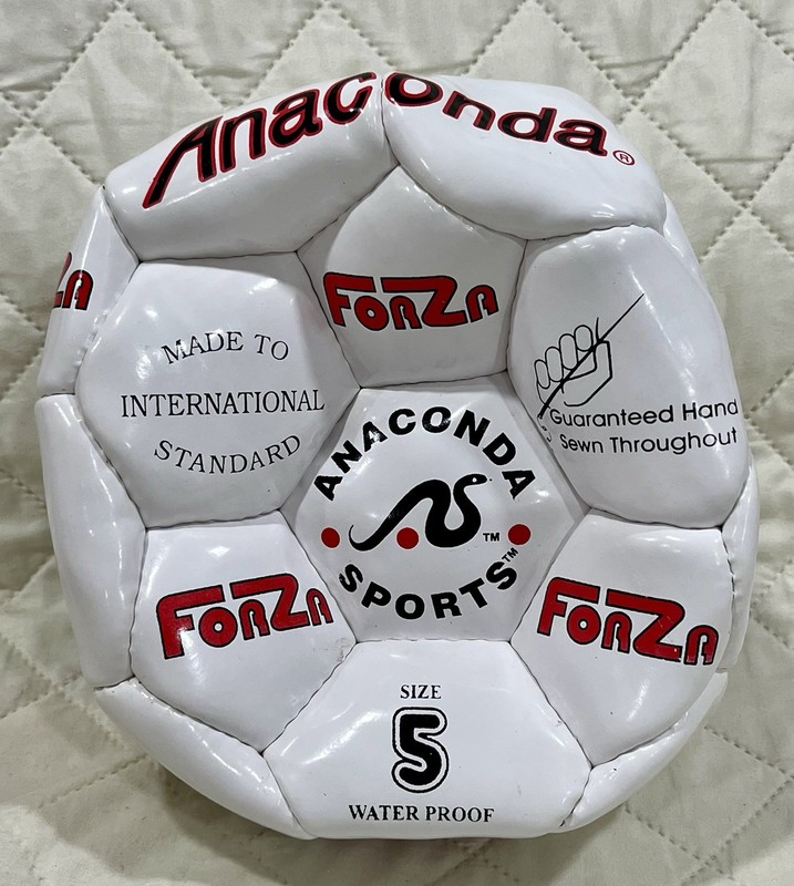 Forza Hand Sewn Soccer Ball Size 5 Anaconda Sports Limited Snake Edition New