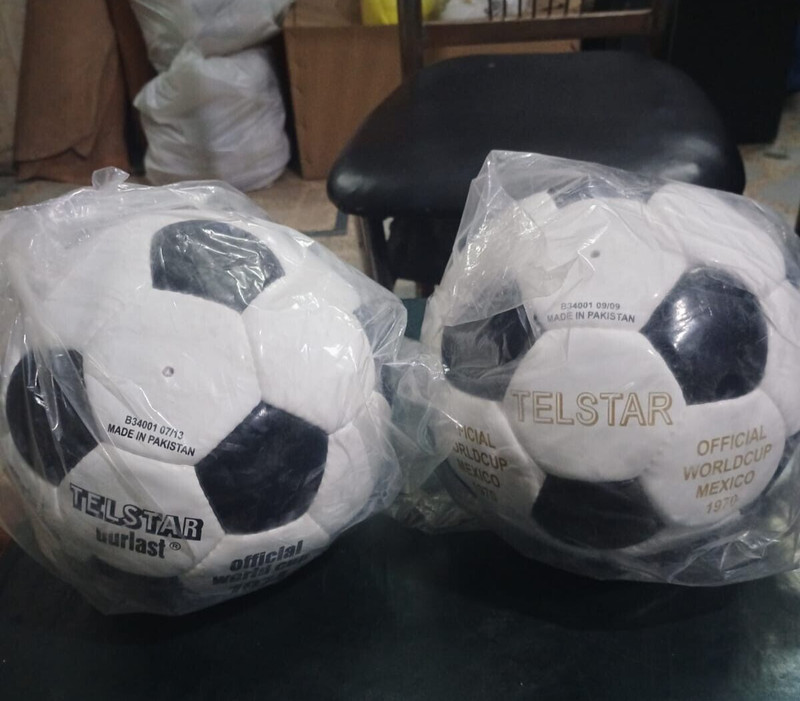 2X Adidas TELSTAR DURLAST FIFA W.C 1970/1974 Mexico Official Match Ball Size 5