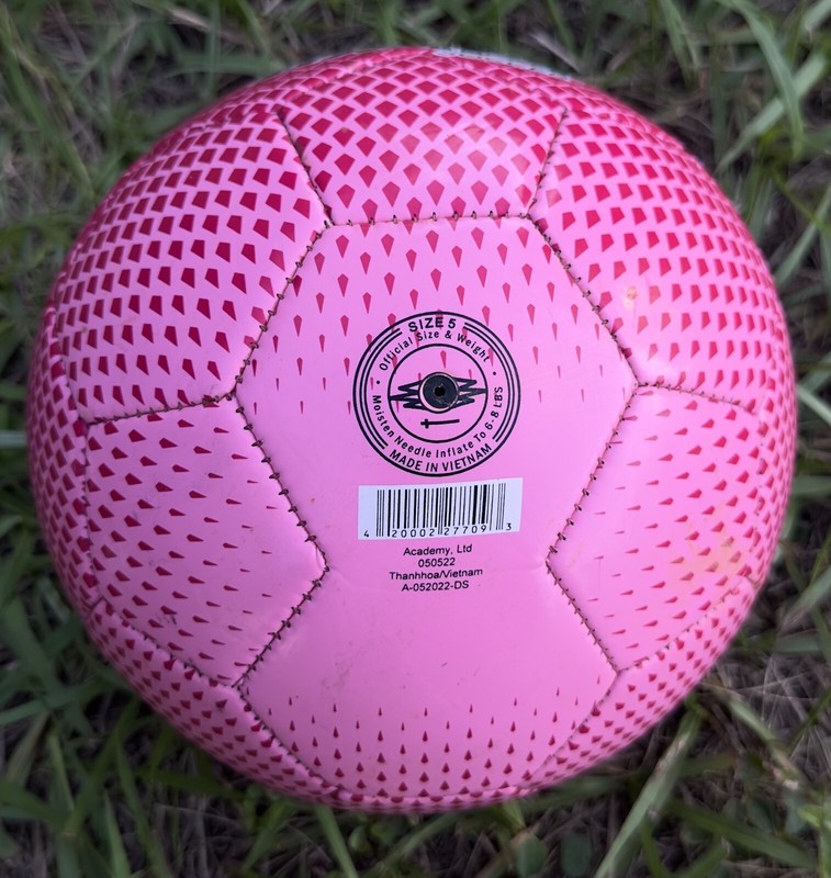 Bravia Pitch Training Soccer Ball Size 5 Pink #SC3101 Pre-Owned gallery